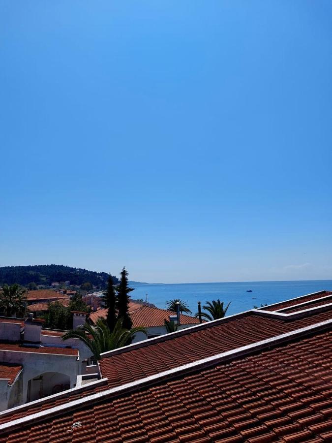 Apartment In Siviri Sea View Exteriör bild